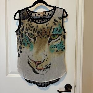 Penelope tiger face top